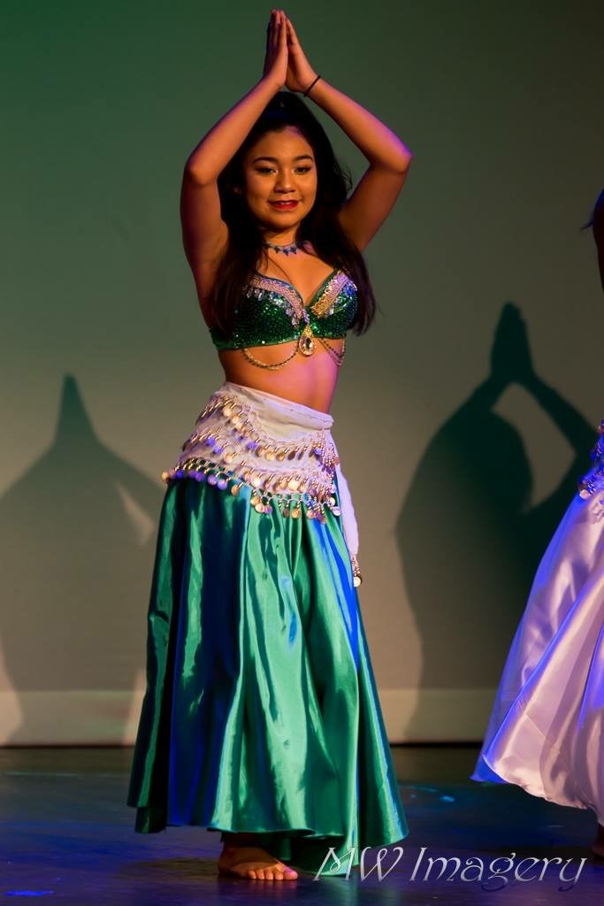 6 Pieces of a Belly Dance Costume