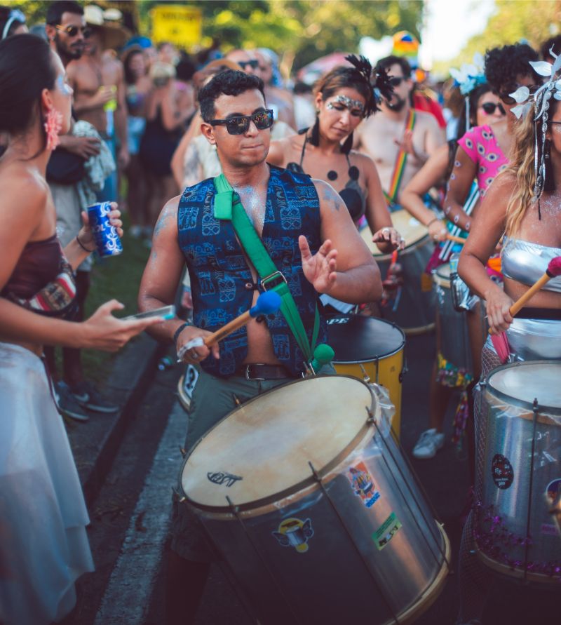 Drummers at Rio Carnival